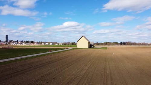 Drone Footage of Modern Farm