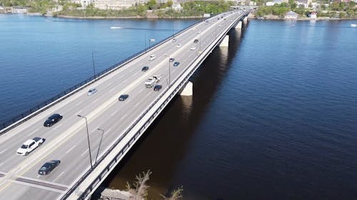 Drone Video of a Beam Bridge