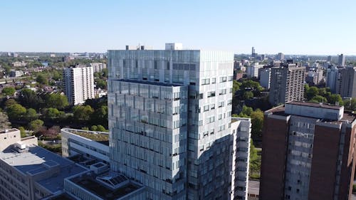 Aerial View of Architectural Buildings