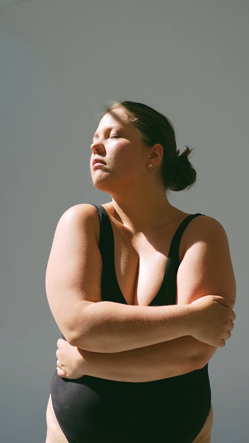 A Woman Wearing a Bathing Suit