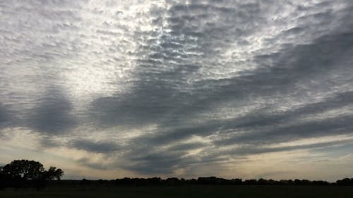 Time-Lapse Video of a Cloudy Sunset