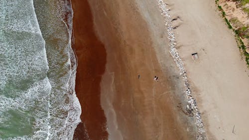 Drone Video of a Ocean Beach