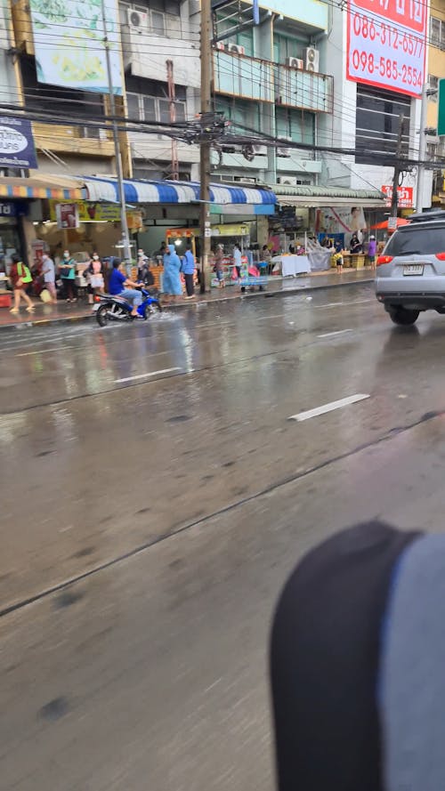 Vehicles Driving on Road