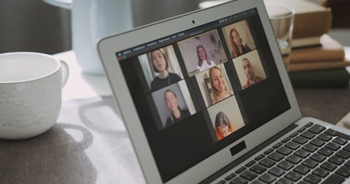 Using A Laptop For A Video Conference