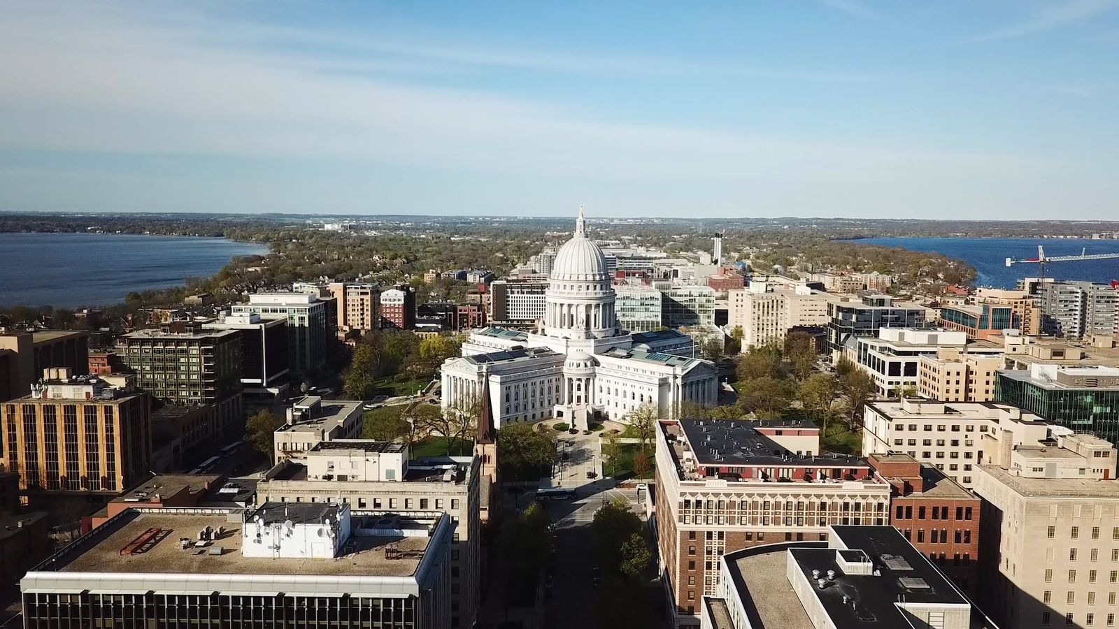 View of the Washington State Capitol Building Free Stock Video Footage ...