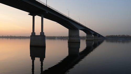 A Bridge Above a River