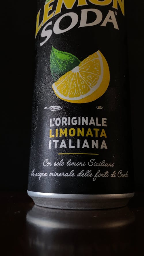 Close Up View of Italian Lemonade 