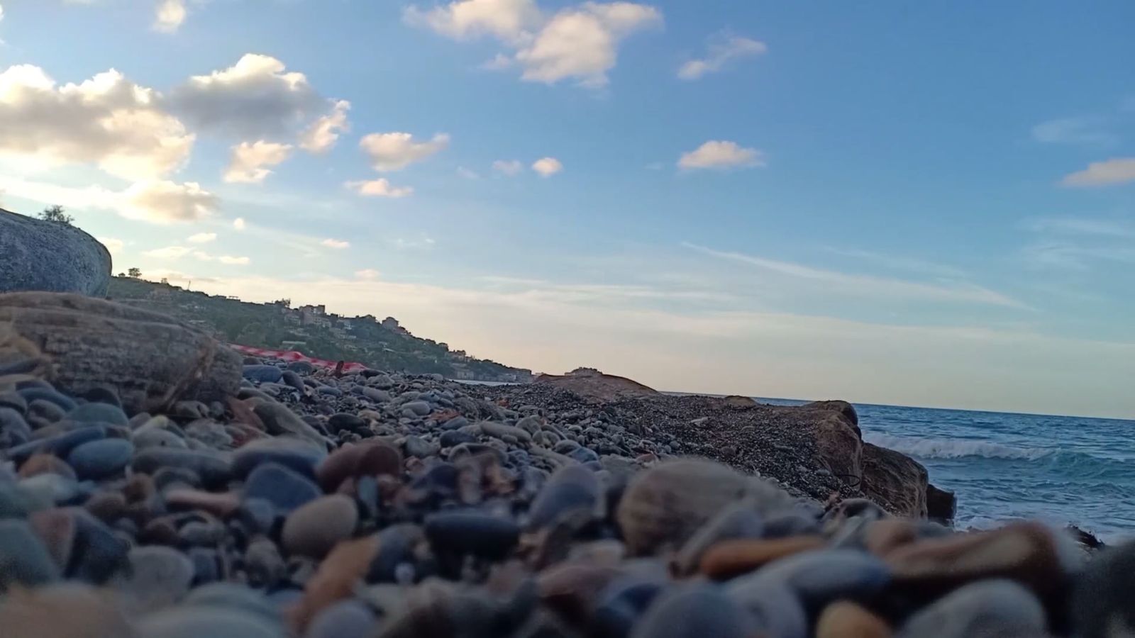 Wide Angle Shot of a Man in the Beach Free Stock Video Footage, Royalty ...