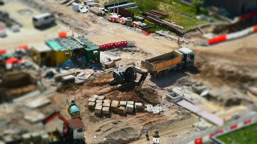 Timelapse Video of a Construction Site