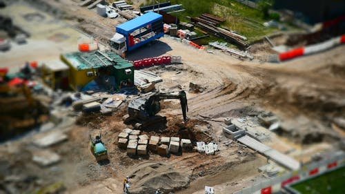 Time Lapse Footage of a Construction Site