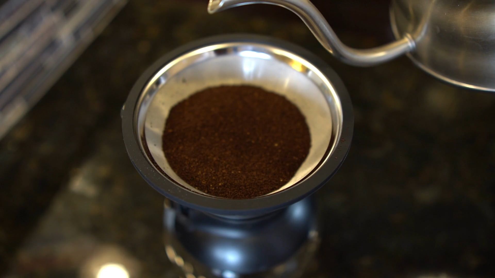 hot water getting poured on ground coffee 5540800 — free pexels stock footage