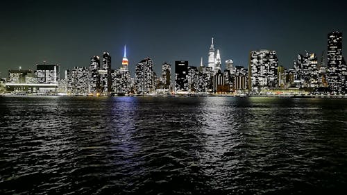 Time-Lapse Video of Cityscape during Nighttime