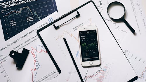 Stock Market Materials On a Desk