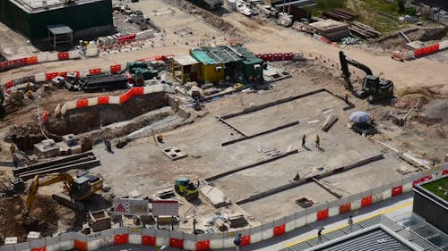 Time Lapse of a Construction Site