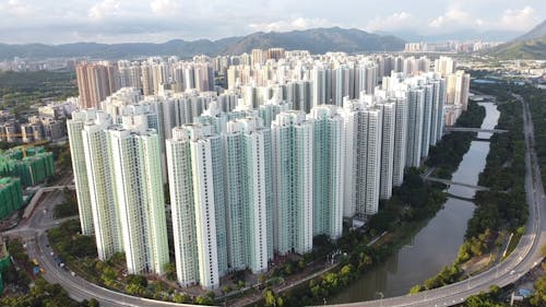 Aerial Video of Tall Buildings