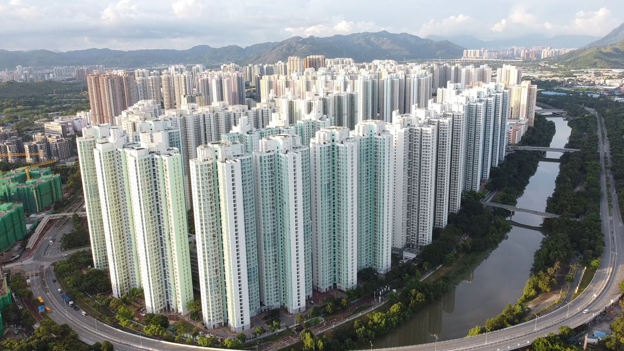 Aerial Video of Tall Buildings Free Stock Video Footage, Royalty-Free ...