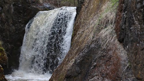 Close Up Shot of a Waterfall