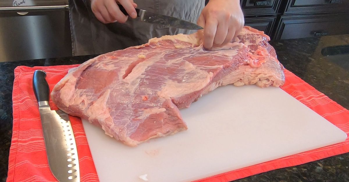 Meat Butcher Clean Cleaning of a Meat at the Kitchen Free Stock Video Footage, Royalty ...