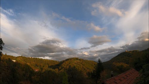 Time-Lapse Video of Clouds in the Sky