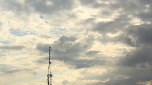 Time-Lapse Video of Clouds in the Sky During Sunset