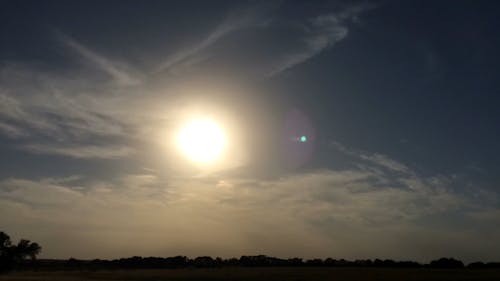 Time-Lapse Video of Sky During Golden Hour