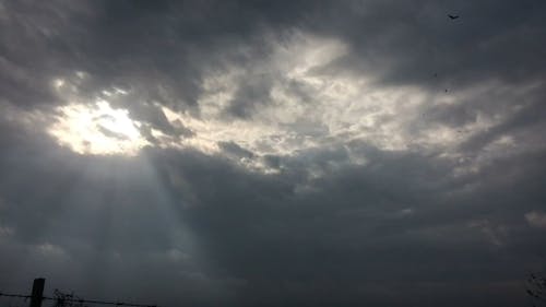 Clouds Formation In The Sky In A Time Lapse Video