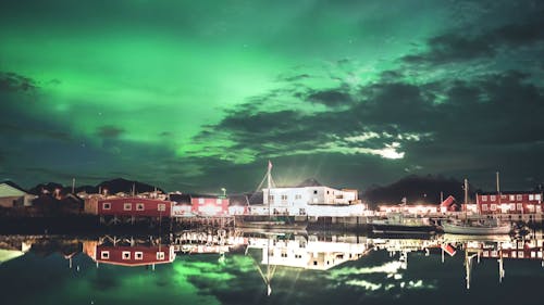 Time Lapse of Aurora Borealis