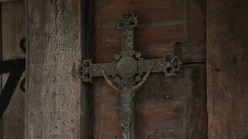 Close-Up View of Crucifix