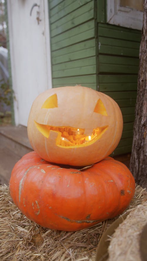 Video of a Carved Pumpkin