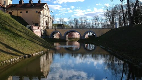 Nesvizh Castle on River Usha