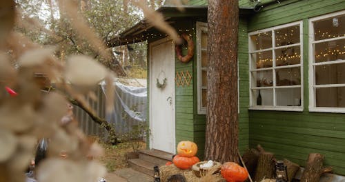 Children Doing Trick or Treat