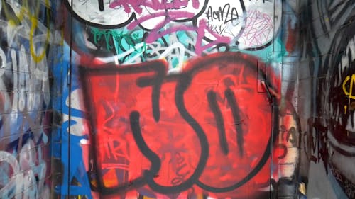 Graffiti Art Painted on Wall