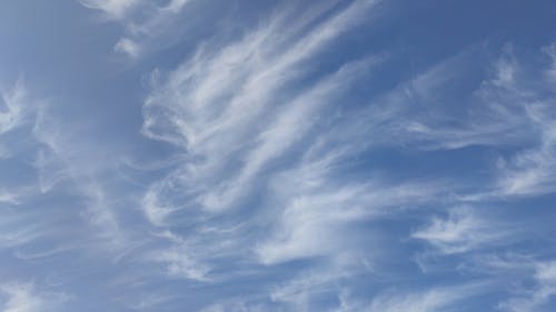 Shattered Clouds in the Blue Sky