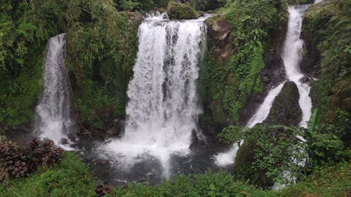 Water Flowing from a Cascade