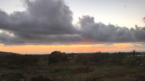 Time-Lapse Video of Landscape Scenery of an Agricultural Land During Sunrise