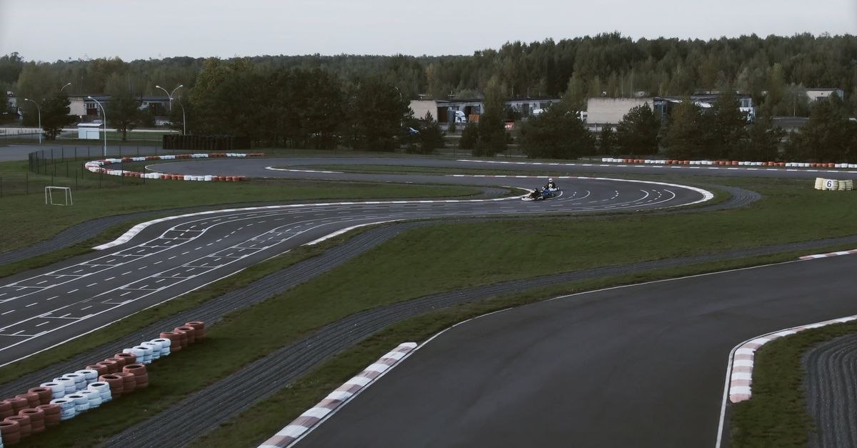 Aerial Footage of a Race Track Free Stock Video Footage, Royalty-Free ...