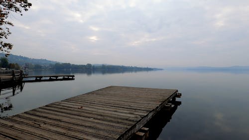 Wooden Board On Lakes