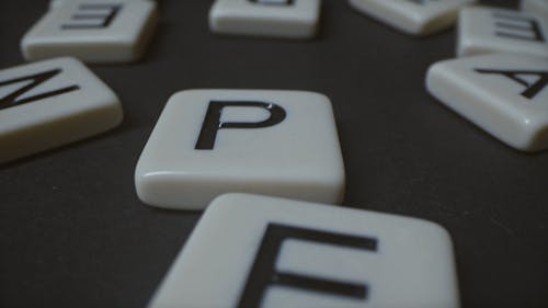 The Word "PEXELS" In Scrabble Tiles