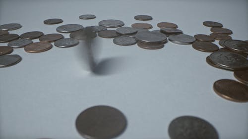 Video of Flat Lay Coins