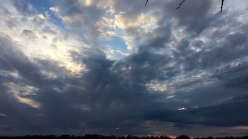 Time-Lapse Video of Clouds in the Sky