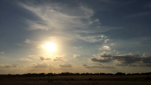 Time-Lapse Video of Beautiful Sunset