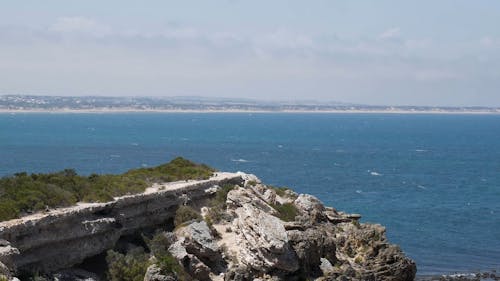 Rocks Formation On The Cliff Coast