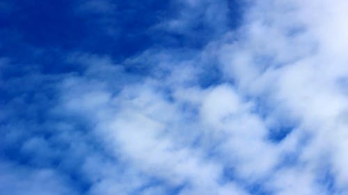 White Clouds in Blue Sky