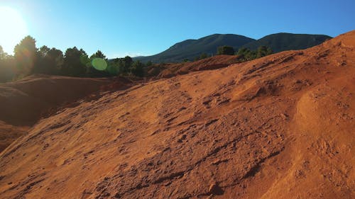 Drone Footage Of The Mountain Sides