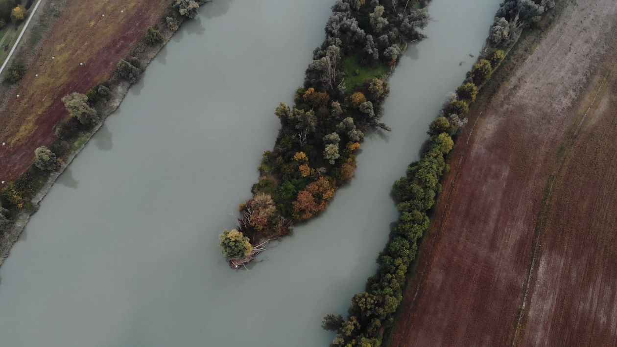 An Aerial Footage of a Lake Free Stock Video Footage, Royalty-Free 4K ...
