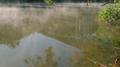 Steaming Water on the Lake