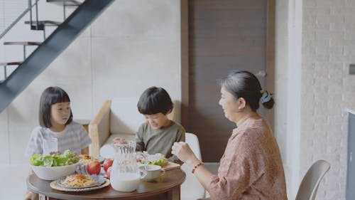 Boy Making a Sandwich