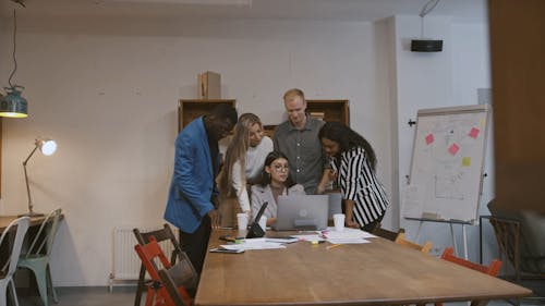 Group of People Having a Meeting