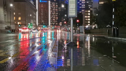 Rainy Night in Central London 