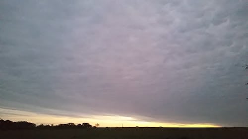 Clouds Timelapse From Dusk to Dawn